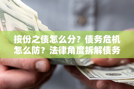 济南按份之债怎么分？债务危机怎么防？法律角度拆解债务分配与风险自保指南