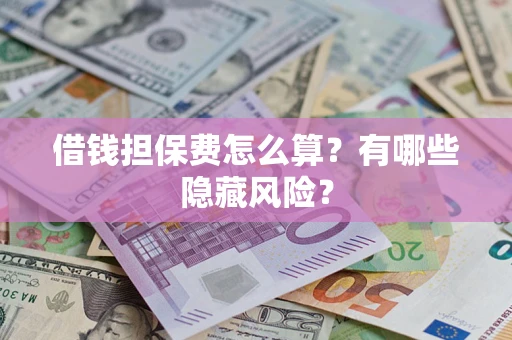 济南借钱担保费怎么算？有哪些隐藏风险？