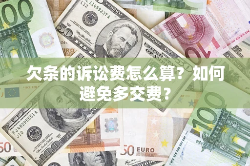 济南欠条的诉讼费怎么算？如何避免多交费？