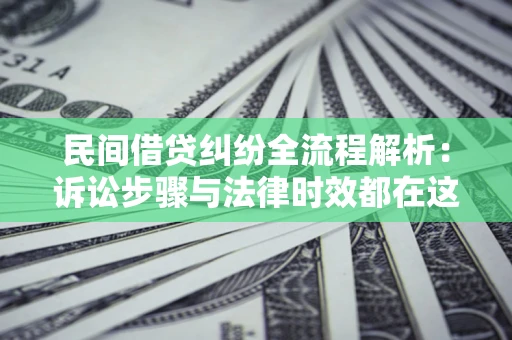 济南民间借贷纠纷全流程解析：诉讼步骤与法律时效都在这儿了