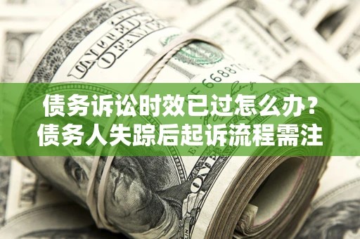 济南债务诉讼时效已过怎么办？债务人失踪后起诉流程需注意什么？