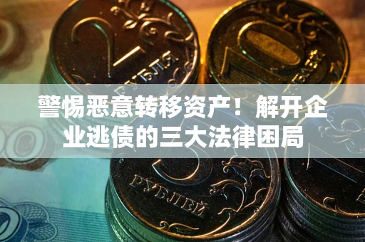 济南警惕恶意转移资产！解开企业逃债的三大法律困局